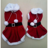 Vestido Santa Claus Talla 6 Para Perra Navidad