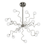 Colgante Moderno Araña Deco Luciana 16 Luces Apto Led