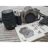 Câmera Canon Analógica Eos 3000 + Lente 35 - 80mm