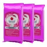 Toallitas Humedas Íntimas Benzal Odor Block 3 Pack