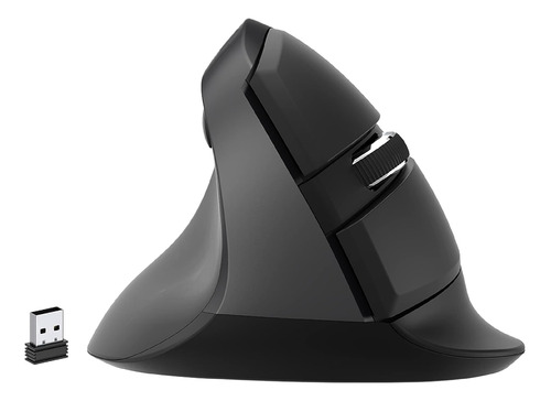 Mouse Vertical Ergonómico Inalambrico Delux M618 Mini Recarg