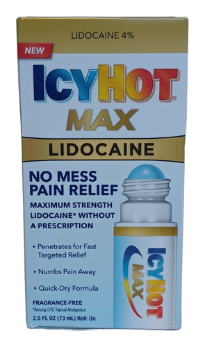 Icy Hot Max Roll-on Contra Dolor Lidocania-menthol (73ml)