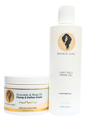 Kit De Estilizado Bounce Curl Para Rizos (gel De 8 Oz)