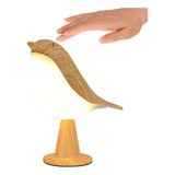 Lámpara De Mesa De Pájaro Recargable Con Control Táctil