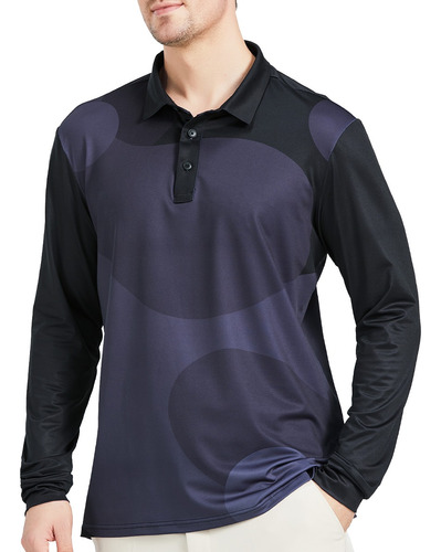 Polos De Golf Para Hombre, Manga Larga, Suaves Y Transpirabl