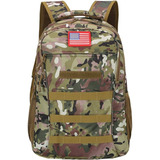 Mochila Urbana Táctica Diseño Camuflado Puerto Usb 40l