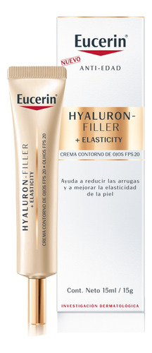 Contorno Ojos Fps20 15ml Hyaluron Filler Elasticity Eucerin