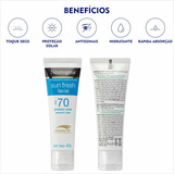 Neutrogena Protetor Solar Facial Sun Fresh 70fps  40g