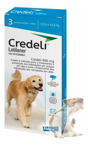 Melhor Remedio Carrapato Cachorro Credeli Cães 22 A 45kg