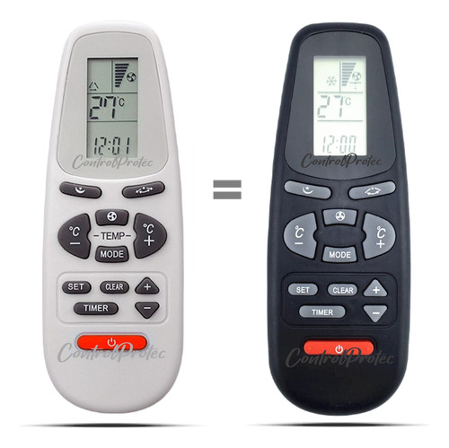 Control Remoto Aire Acondicionado Electra Rc-5 Recco Daewoo