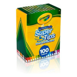 Marcadores Crayola Super Tips 100 Colores Lavables