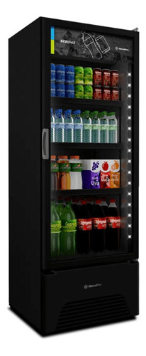 Refrigerador Expositor Bebidas Vertical Black 403l Metalfrio