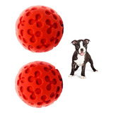 Juguete Para Perros Con Pelota Pequeña - 100% Caucho Natural