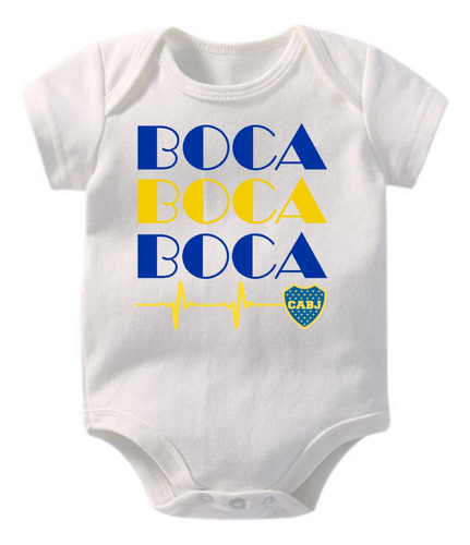 Body Bebe Boca Junior, Varios Diseños Sublimados. 