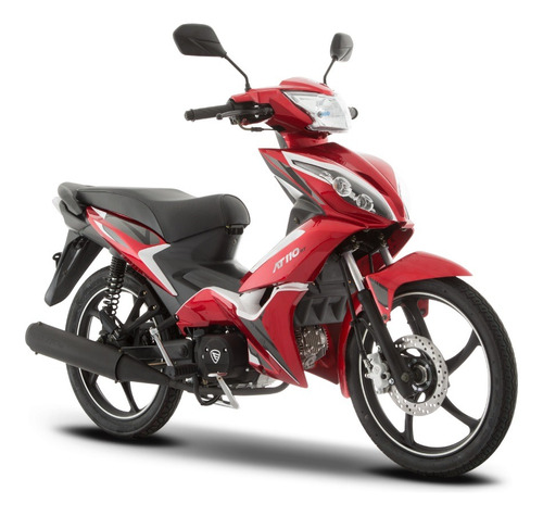 Moto Italika At110 Rt Rojo Blanco 