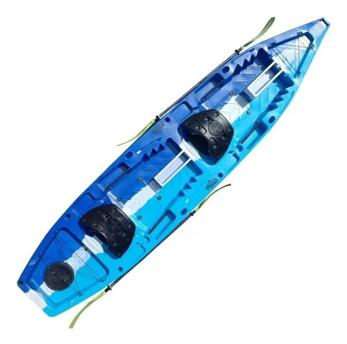 Caiaque 2 Lugar Duplo Polaris Piraiba Pesca Lazer Completo