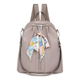 Mochila Casual Bevoy Casual B6 Color Gris Diseño Liso 18l