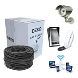 Cabo De Rede Lan Cat5e 305 Metros Preto Deko Rj-45