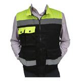 Chaleco De Seguridad Industrial Gabardina Tallas Extra