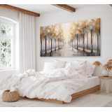 Cuadro Decorativo Canvas Arboles Colores Tipo Óleo Hd Grande No Sintetico De Galeria