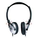 Headphone Ouvido Vokal Vh40 Silver C/ Plug P10 Profissional