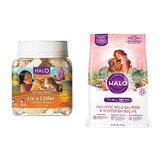 Halo Bundle Liv-a-littles Tratar Salmón Plus 4 Libras Pienso