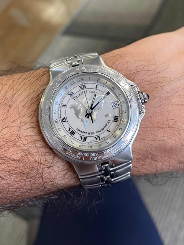 Relógio Raymond Weil Parsifal Gmt Cosc Automático Suíço