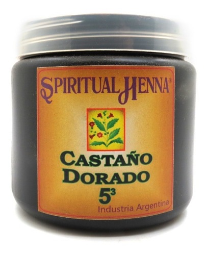 Henna X 80 Gr - Spiritual Henna (5.3 - Castaño Dorado)