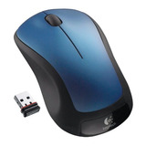 Logitech M310 Mouse Inalámbrico, Plateado., Azul