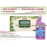 Limpiador Biodegradable Inodoro Safe Mighty Y Toallitas 