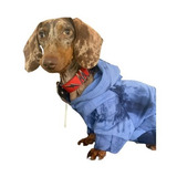 Buzo Hoodie Ropa De Perro Batick Azul Talles Varios