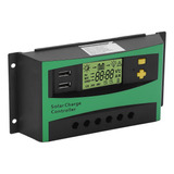 Controlador Solar Charge Pwm Panel Regulador 12v 24v 30a 2