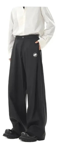 Pantalones De Traje Holgados De Pierna Recta De Mammut Para