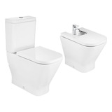 Sanitarios Roca The Gap (inodoro -dep Dual 3/6l-bidet 1/3ag)