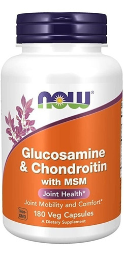 Now Foods | Glucosamine Chondroitin | 180 Veg Capsules | 