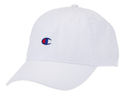 Champion Gorra Ajustable Flow Dad, Blanco Luminoso