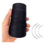 Thick Thread For Sewing Hair, Black Weaving Thread Polyester