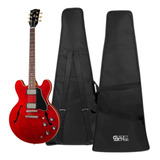 Capa Bag Luxo Acolchoada Guitarra Semi Acustica