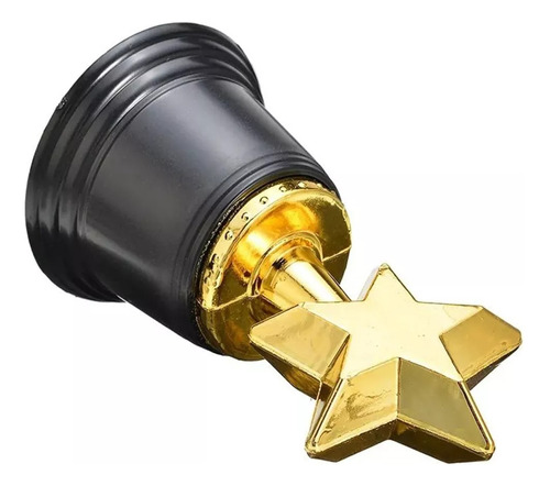 Estrella Trofeo Premio Estatuilla Dorado Recuerdo Portatil