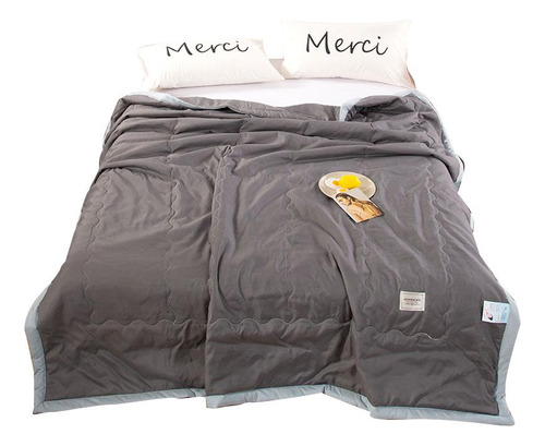 Cobertor De Algodão Macio Premium, Edredão De Ar Condicionad