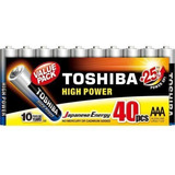 Pilha Alcalina Aaa Toshiba Lr03gcp Com 40