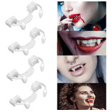 #4pcs Dientes De Vampiro, Colmillos Retráctiles