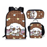 Bolso Cinnamoroll Big Ear Dog Jade Laurel Para Perro, Tres P