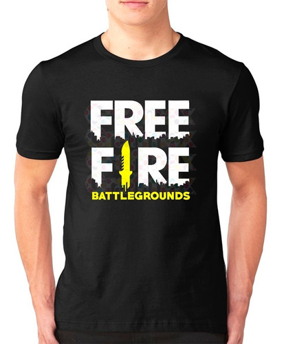 Polera Free Fire Battlegrounds  Videojuegos  Games Grafimax