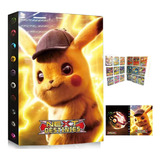 Fichário Pikachu Detetive Porta 432 Cartas Pokemon Cards