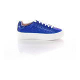 Tenis Sneakers Brillos Casual Mujer Hanna Mx Dolce 66 Blue