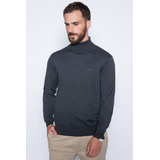 Sweater Smart Gris Casual Turtle Neck Fw2024 Ferouch