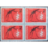 Argentina Insectos, Bloque X 4 Gj 1232 Error Mint L0434