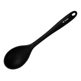 Colher De Silicone Linha Collorfull 28cm Kehome Cor Preto