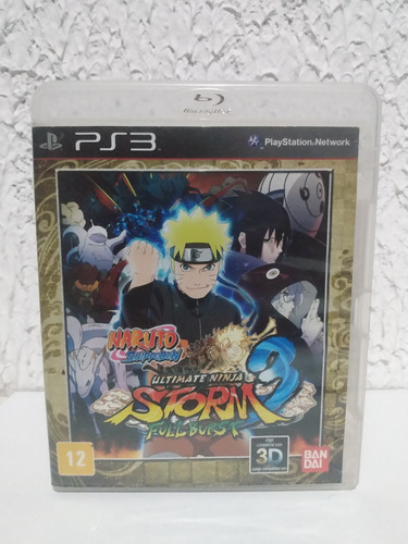 Jogo Naruto Shippuden Storm 3 Full Burst Ps3 Física R$135